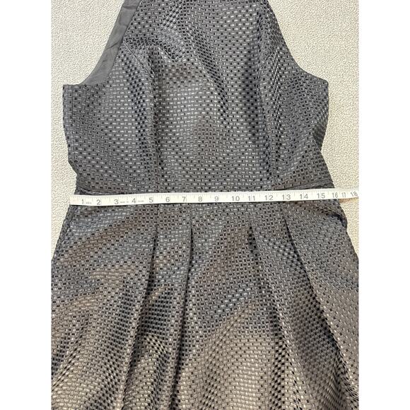 Aiden by Aidan Mattox Dress Black Cocktail Sleeveless Formal High Low Size 12 - Picture 8 of 8